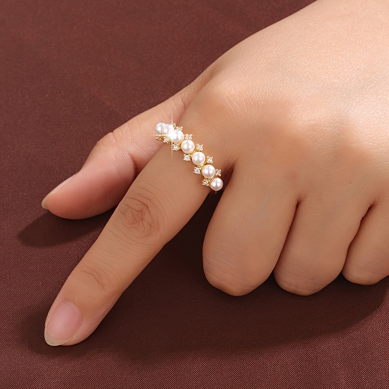 Geometric Zirconia Women's Ring